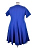 Lands' End Solid Blue Casual Dress Size 26 waist - photo 2