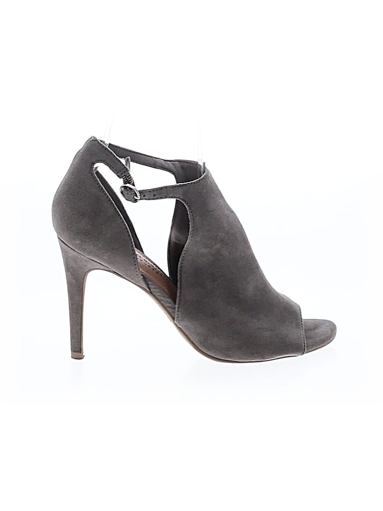 Pre-owned Christian Siriano Heels In Gray