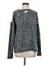 Easel 100% Cotton Animal Print Gray Pullover Sweater Size S - photo 1