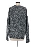 Easel 100% Cotton Animal Print Gray Pullover Sweater Size S - photo 2