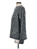Easel 100% Cotton Animal Print Gray Pullover Sweater Size S - photo 5