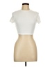 Shein Ivory Short Sleeve Turtleneck Size L - photo 1