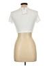 Shein Ivory Short Sleeve Turtleneck Size L - photo 2