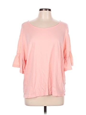 Zara W&B Collection 3/4 Sleeve T-Shirt (view 1)