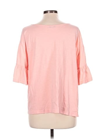 Zara W&B Collection 3/4 Sleeve T-Shirt (view 2)