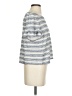 Max Studio Stripes Silver Short Sleeve T-Shirt Size S - photo 4