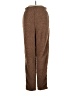 SKIMS 100% Polyester Chevron-herringbone Brown Casual Pants Size XS - photo 2