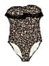 Kona Sol Floral Black Swimsuit Bottoms Size S - photo 1