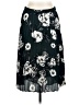 DKNY 100% Polyester Print Green Casual Skirt Size 10 (petite) - photo 1