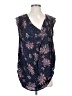 Tramp 100% Rayon Blue Sleeveless Blouse Size S - photo 1