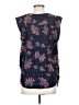 Tramp 100% Rayon Blue Sleeveless Blouse Size S - photo 2