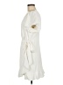 Unbranded 100% Polyester Solid Ivory Casual Dress Size L - photo 5