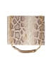Thacker 100% Leather Animal Print Gold Tan Leather Shoulder Bag One size - photo 1