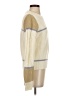 Joie 100% Wool Color Block Ivory Wool Pullover Sweater Size XS - photo 4