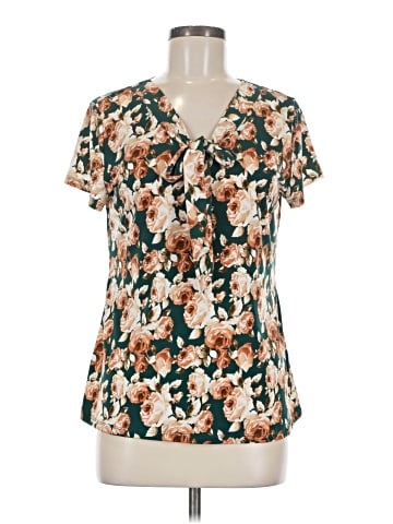 Diana Belle Short Sleeve Blouse (view 1)