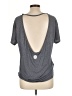 ALTERNATIVE Gray Short Sleeve Top Size L - photo 2