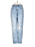 American Eagle Outfitters Hearts Blue Jeans Size 2R - photo 1