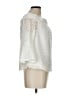 Kaari Blue 100% Polyester Ivory White 3/4 Sleeve Blouse Size L - photo 4