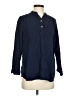 Assorted Brands Solid Blue Long Sleeve Button-Down Shirt Size S (estimated) - photo 1