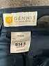 Dennis 100% Polyester Solid Blue Casual Pants Size 14 - photo 3