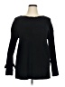 Lucky Brand Black Pullover Sweater Size 1X - photo 1