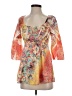 Simply Irresistible 100% Polyester Orange 3/4 Sleeve Blouse Size S - photo 1