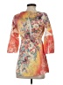 Simply Irresistible 100% Polyester Orange 3/4 Sleeve Blouse Size S - photo 2