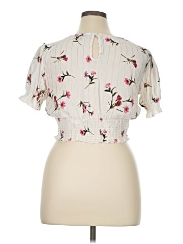 J for Justify Short Sleeve Blouse (view 2)