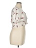 J for Justify 100% Polyester Ivory Short Sleeve Blouse Size XL - photo 4