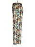 Lily Rose Print Blue Casual Pants Size XL - photo 5