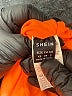 Shein Color Block Orange Cocktail Dress Size 2 - photo 7