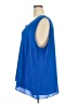 Cato 100% Polyester Blue Sleeveless Blouse Size 26/28W - photo 5
