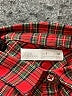 Zara Plaid Red Long Sleeve Button-Down Shirt Size 7 - photo 3