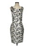 The Limited 100% Polyester Print Ivory Cocktail Dress Size 2 (petite) - photo 1