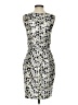 The Limited 100% Polyester Print Ivory Cocktail Dress Size 2 (petite) - photo 2