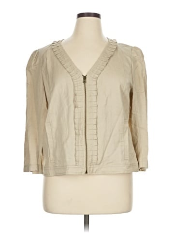 Ann Taylor LOFT Outlet 3/4 Sleeve Button-Down Shirt (view 1)