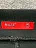 Maze Solid Black Active Pants Size M - photo 4