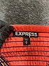 Express 100% Polyester Chevron-herringbone Red Casual Skirt Size M - photo 4