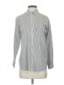 Everlane Chevron-herringbone Gray Long Sleeve Button-Down Shirt Size 0 - photo 1
