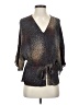 Parker Brown 3/4 Sleeve Blouse Size XS - photo 1