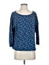 Esprit 100% Cotton Stars Blue 3/4 Sleeve T-Shirt Size S - photo 1