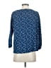 Esprit 100% Cotton Stars Blue 3/4 Sleeve T-Shirt Size S - photo 2