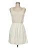 City Triangles 100% Polyester Solid Ivory Casual Dress Size M - photo 1