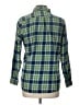 Backpacker 100% Cotton Plaid Green 3/4 Sleeve Button-Down Shirt Size L - photo 2