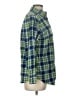Backpacker 100% Cotton Plaid Green 3/4 Sleeve Button-Down Shirt Size L - photo 4