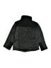 Reebok 100% Polyester Chevron-herringbone Black Jacket Size 4 - photo 2