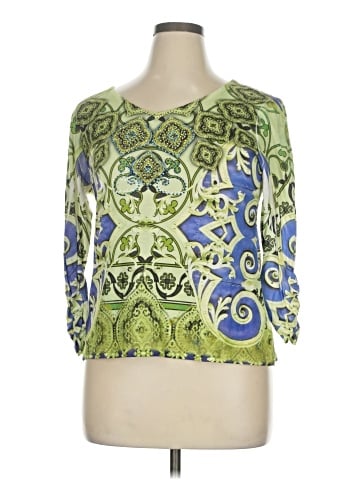 JM Collection 3/4 Sleeve T-Shirt (view 1)