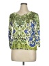 JM Collection 100% Polyester Green 3/4 Sleeve T-Shirt Size XL (petite) - photo 1