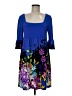 ECI Blue Casual Dress Size 6 - photo 1