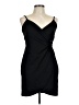 Lily Rose Solid Black Cocktail Dress Size L - photo 1